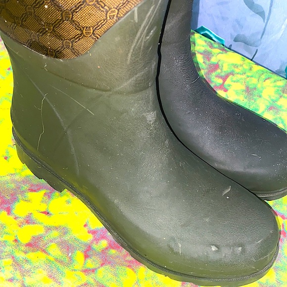 ETIENNE AIGNER E-WAKELY INSIGNIA RAIN BOOTS SZ 7 - Picture 6 of 14